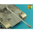 Aber 7,5 cm barrel with muzzle brake for Panther Ausf.G (Takom)