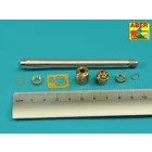 Aber 150mm Barrel with muzzle brake for German Pz.Kpfw. VII VK 7201 (K) (Amusing Hobby)