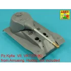 Aber 150mm Barrel with muzzle brake for German Pz.Kpfw. VII VK 7201 (K) (Amusing Hobby)
