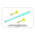 Aber Barrels for BritishCruiser Tanks Mk.IIA, A10 Mk.IA and also Mk.I A9; 40mm 2pdr. + 2pcs. Besa MG (Gecko Models)