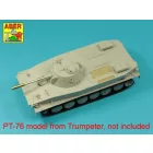 Aber 76,2 mm D-56T barrel for Russian PT-76 mod.1951 (Trumpeter)