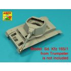 Aber German leFH 18/1 (Sf) 10,5 cm L/28 Barrel used on: Pz.Sfl.IVb (Sd.Kfz. 165/1 Ausf.A) or Heuschrecke IVb Grasshopper" (Dragon, Trumpeter)