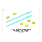 Aber Set of barrels for BMPT Object 199 “Ramka” "Terminator" 2 x 2A45 mm, 2 x AGS-17 30 mm (Trumpeter)