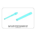 Aber Main Armament for Soviet Heavy Tank SMK 1x76,2mm L-11, 1x45mm M1932 (Trumpeter)