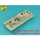 Aber Main Armament for Soviet Heavy Tank SMK 1x76,2mm L-11, 1x45mm M1932 (Trumpeter)
