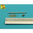 Aber Germ.75mm barrel for KwK40L/43 with single baffle muzzle brake for Pz.Kpfw.VI, Ausf.G -early (Tamiya)