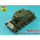 Aber 152,4mm Soviet M-10S barrel for KV-2 (Tamiya)