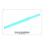 Aber 76mm M1A1 Barrel for M18 Helcat U.S. Tank Destroyer (Tamiya)