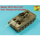 Aber 76mm M1A1 Barrel for M18 Helcat U.S. Tank Destroyer (Tamiya)