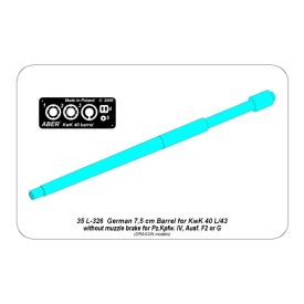   Aber Germ.75mm barrel for Pz VI F2 or G without muzzle brake (Dragon)