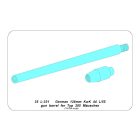 Aber Barrel 128mm KwK 44 L/55 for Typ 204 Mauschen (Takom)