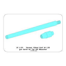 Aber Barrel 128mm KwK 44 L/55 for Typ 204 Mauschen (Takom)