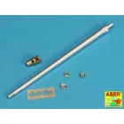 Aber German 7,5cm gun barrel /w muzzle brake for Panther Ausf.D/A& early G (Dragon, Italeri)