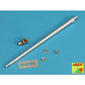   Aber German 7,5cm gun barrel /w muzzle brake for Panther Ausf.D/A& early G (Dragon, Italeri)
