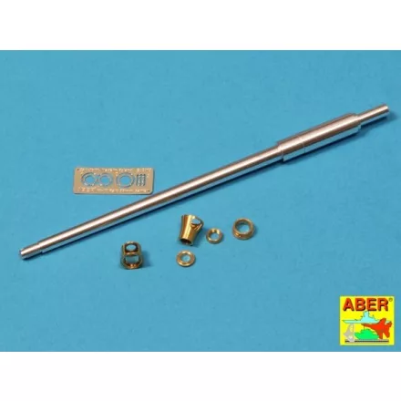 Aber Barrel for German 8,8cm Kw.K 43 (L/71) gun used on Tiger B Serien-Turm & Jagdpanther Late (Tamiya)