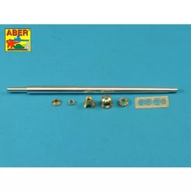   Aber German 88mm Kw.K 43/2 L/71 Tiger B Porshe - Turm Early Barrel Barrel (Tamiya)