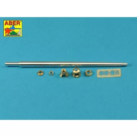 Aber German 88mm Kw.K 43/2 L/71 Tiger B Porshe - Turm Early Barrel Barrel (Tamiya)