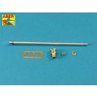 Aber German 75 mm Barrel for PaK 40 L/48 /w early model muzzle brake for Pz.Kpfw. IV, Ausf.G Late-Ausf.H (Tamiya)