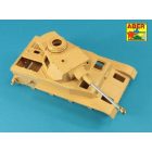 Aber German 75 mm Barrel for PaK 40 L/48 /w early model muzzle brake for Pz.Kpfw. IV, Ausf.G Late-Ausf.H (Tamiya)