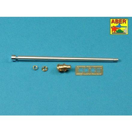 Aber German 75 mm Barrel for PaK 40 L/48 /w middle model muzzle brake for Pz.Kpfw. IV, Ausf.H Late-Ausf.J Early (Tamiya)