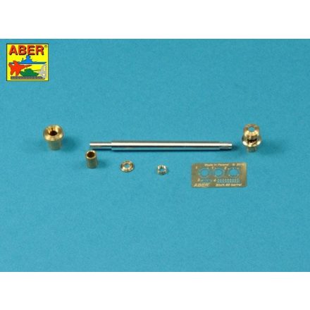 Aber German StuK.40 L/48 7,5cm barrel with late muzzle brake for StuG. III Ausf.G late and StuG. IV early (Tamiya, Dragon)
