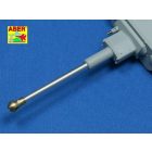 Aber German 7,5cm barrel for KwK 40 L/43 early model single baffle muzzle brake for Pz.Kpfw. IV Ausf.F2 (Dragon)