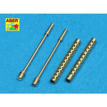 Aber US cal .30 machine gun Browning M-1919 A4 barrels with one part muzzle