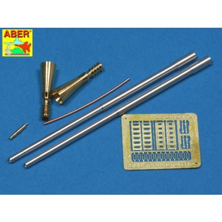 Aber 5,5cm Rheinmetall Geraet 58 barrels for German E-50 Flakpanzer or Panther G/F chassis (Tumpeter)