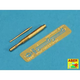   Aber Barrels for 20mm M693 autocannon & barrel for F1 7,62 machine gun for French AMX-30B French Main Battle Tank (Heller, Meng Model)
