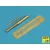 Aber Barrels for 20mm M693 autocannon & barrel for F1 7,62 machine gun for French AMX-30B French Main Battle Tank (Heller, Meng Model)