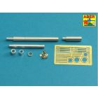 Aber 125 mm 2A46M-5 Barrel for Russian main battle tank T-90A (Meng Model, Trumpeter, Zvezda)