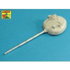 Aber 125 mm 2A46M-2 Barrel for Russian main battle tanks T-72B1, T-80B, BV, BVD, T-90 (Trumpeter, Zvezda)