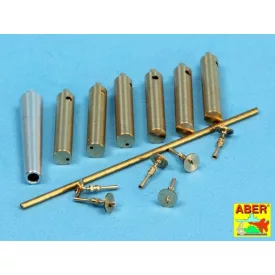 Aber Barrels for WWI German A7V Tank (Krupp) (Meng Model)