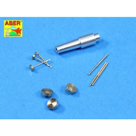 Aber Set of barrels for Soviet tank T-28 (early model); 1 x 76,2 mm, 3 x 7,62 mm (Hobby Boss)