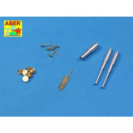 Aber Set of barrels for Soviet tank T-35 1938/1939 1 x KT-28 (76,2 mm), 2 x 20 K (45 mm), 6 x Machine Gun DT (7,62 mm) (Hobby Boss)