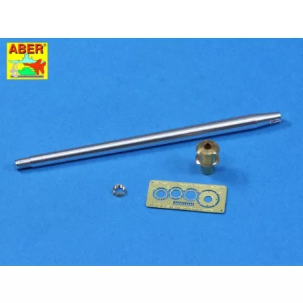 Aber U.S. 76 mm M1A2 barrel with muzzle brake for Sherman M4A3E8 tank (Tamiya)