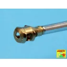 Aber U.S. 76 mm M1A2 barrel with muzzle brake for Sherman M4A3E8 tank (Tamiya)