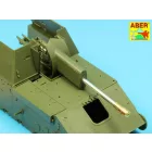 Aber Soviet 76,2mm ZiS-3 barrel for Russian SU-76M Self-Propelled Gun (Tamiya)
