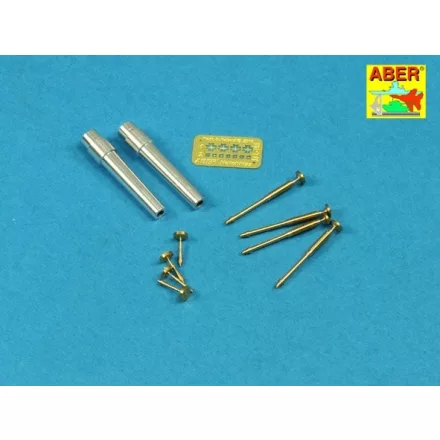 Aber Barrels for British WWI Tank Mk.V Male for 6 pdr (57mm) gun (Meng Model)