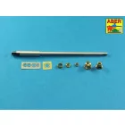 Aber German 8,8cm Kw.K 43 (L/71) gun Tiger B Porsche turret-late (Takom)