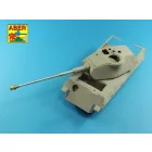 Aber German 8,8cm Kw.K 43 (L/71) gun Tiger B Porsche turret-late (Takom)
