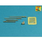 Aber Barrels for Russian 14,5mm heavy machine guns for KPVT used on ZPU-2 or ZPU-4 (Meng Model)