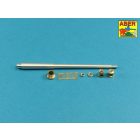 Aber 10,5cm Kw.K L/70 barrel with double baffle muzzle brake for German Pz.Kpfw.VII Löwe (VK 70.01) (Amusing Hobby)