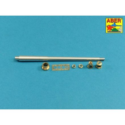 Aber 10,5cm Kw.K L/70 barrel with double baffle muzzle brake for German Pz.Kpfw.VII Löwe (VK 70.01) (Amusing Hobby)