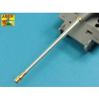 Aber 10,5cm Kw.K L/70 barrel with double baffle muzzle brake for German Pz.Kpfw.VII Löwe (VK 70.01) (Amusing Hobby)
