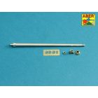 Aber 7,5cm gun barrel with single baffle muzzle brake for German tank VK3002(DB) (Amusing Hobby)