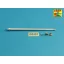 Aber 7,5cm gun barrel with single baffle muzzle brake for German tank VK3002(DB) (Amusing Hobby)