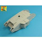Aber Barrels for British WWI tank Mk.I Male (Takom)