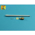 Aber Armament for Soviet heavy tank T10 122mm D-25TA gun barrel & 12,7mm Coaxial DShK MG (Trumpeter)