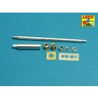 Aber Barrel for German 8,8cm Kw.K 43 L/71 gun used on Tiger B Henschel - Turm (Meng Model)